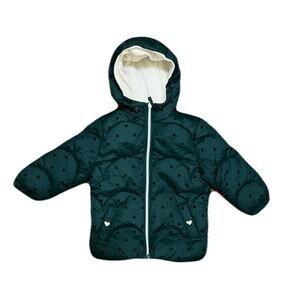 Pink Platinum 18 Months Baby Coat In Green